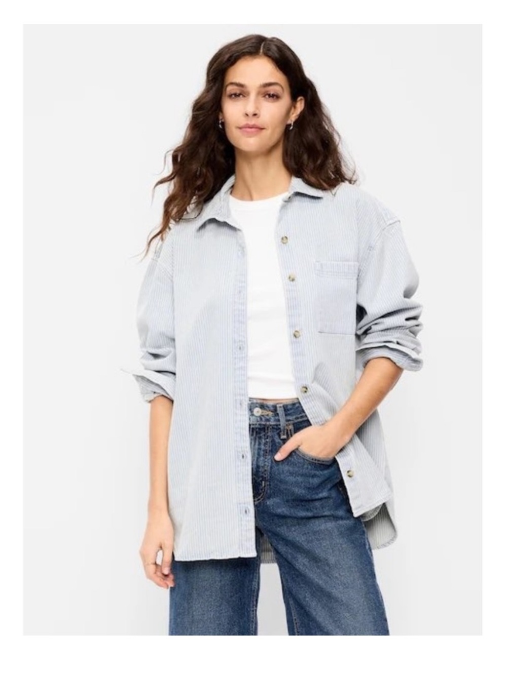 Blue Striped women’s Jacket